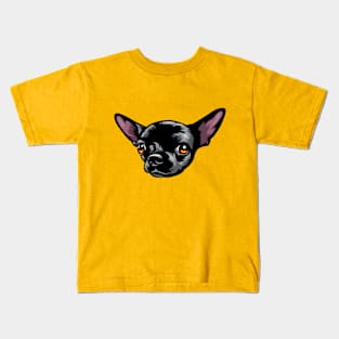 Chihuahua Portrait Drawing Kids T-Shirt